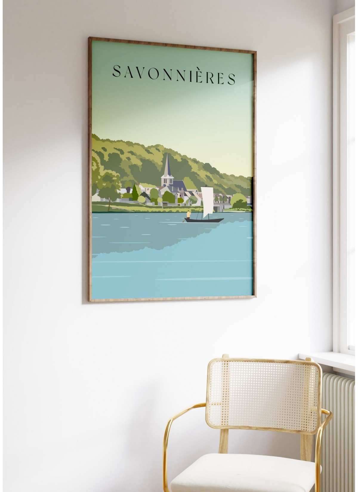 Affiche ville Savonnières