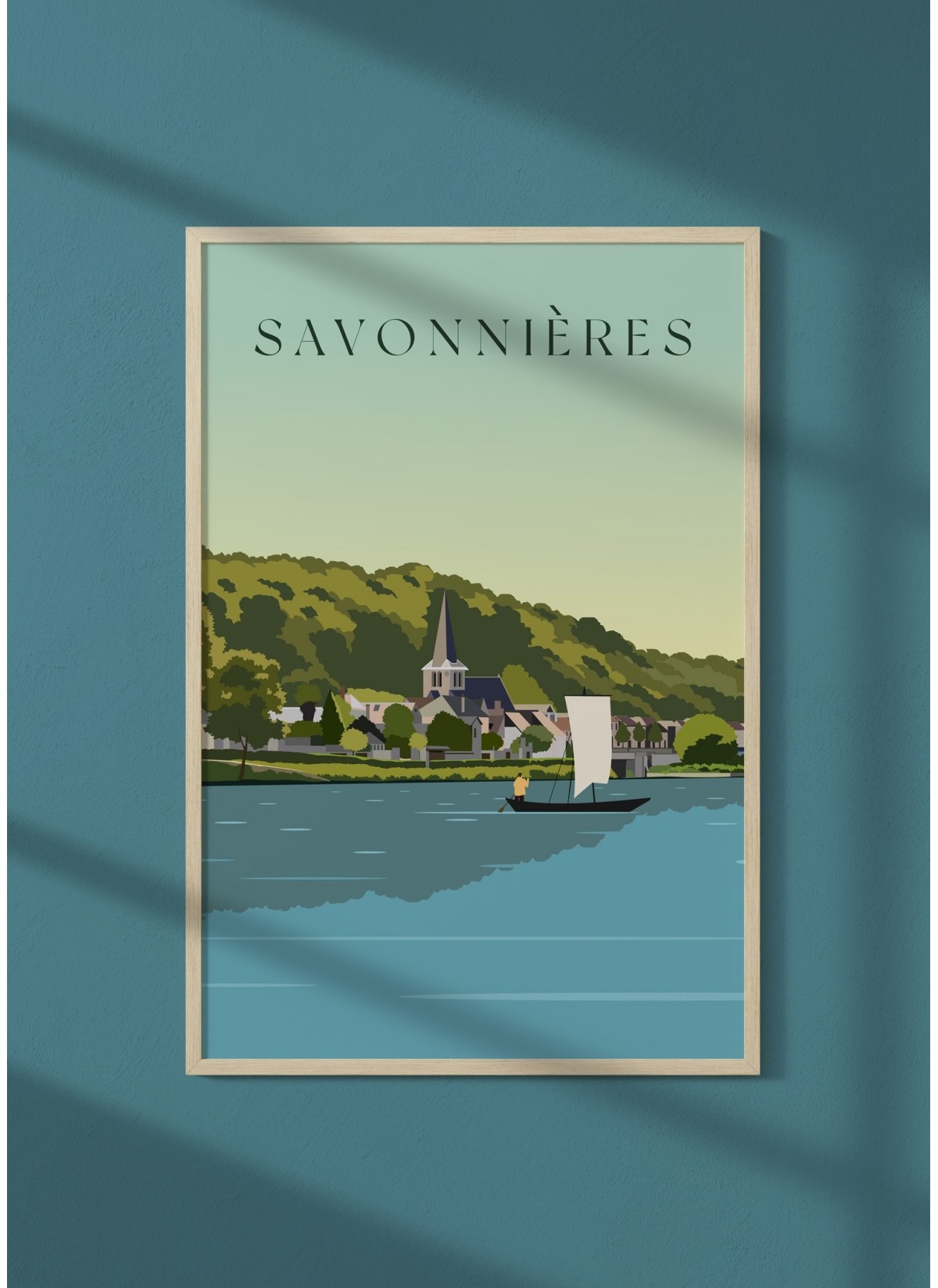 Affiche ville Savonnières