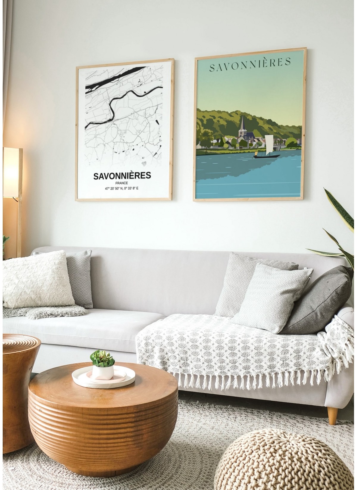 Affiche ville Savonnières