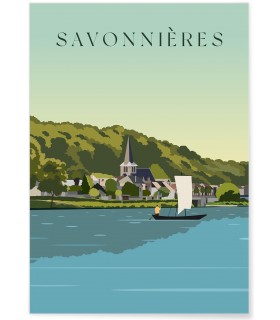 Affiche ville Savonnières