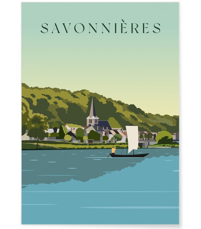 Affiche ville Savonnières