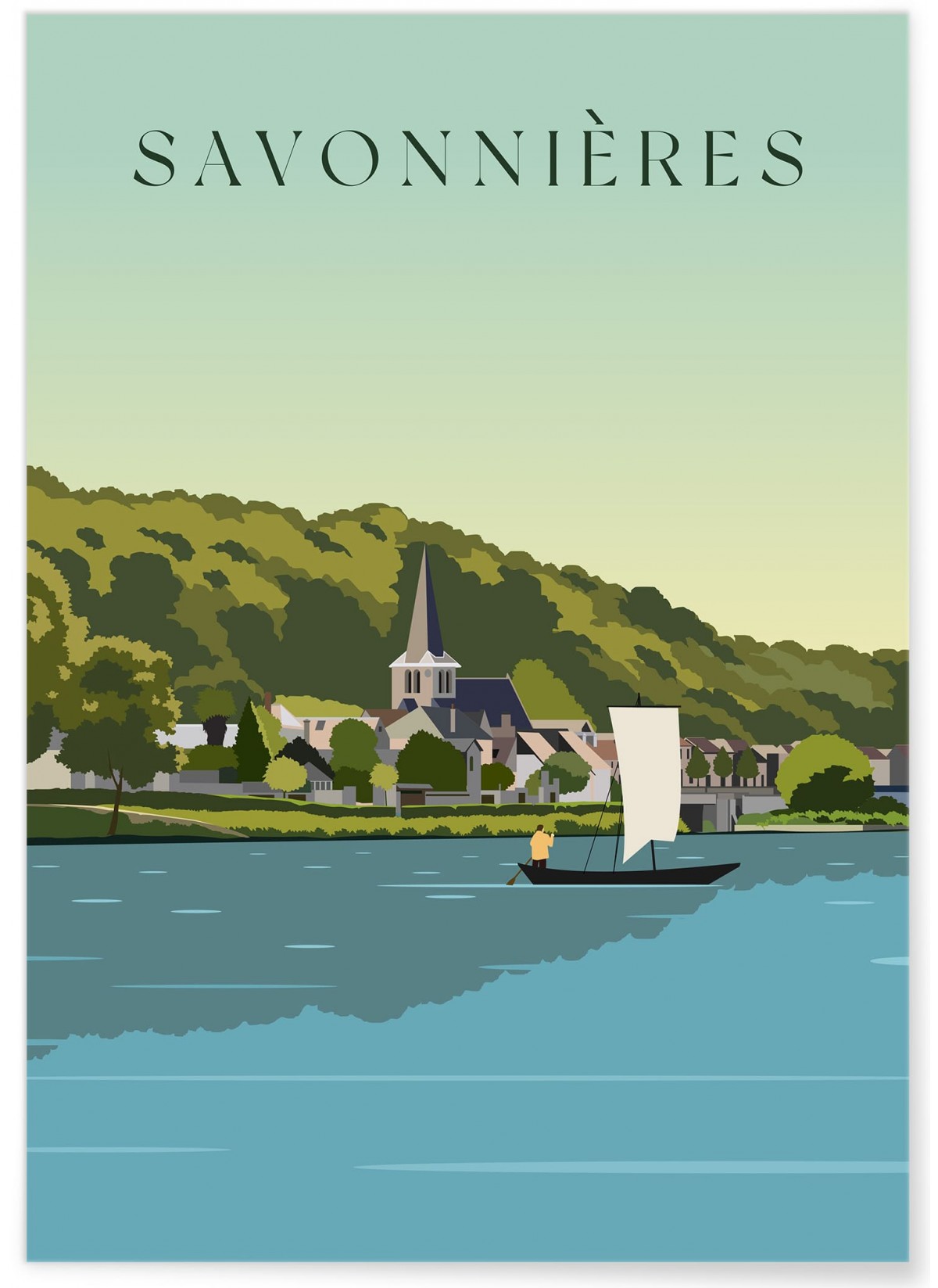 Affiche ville Savonnières