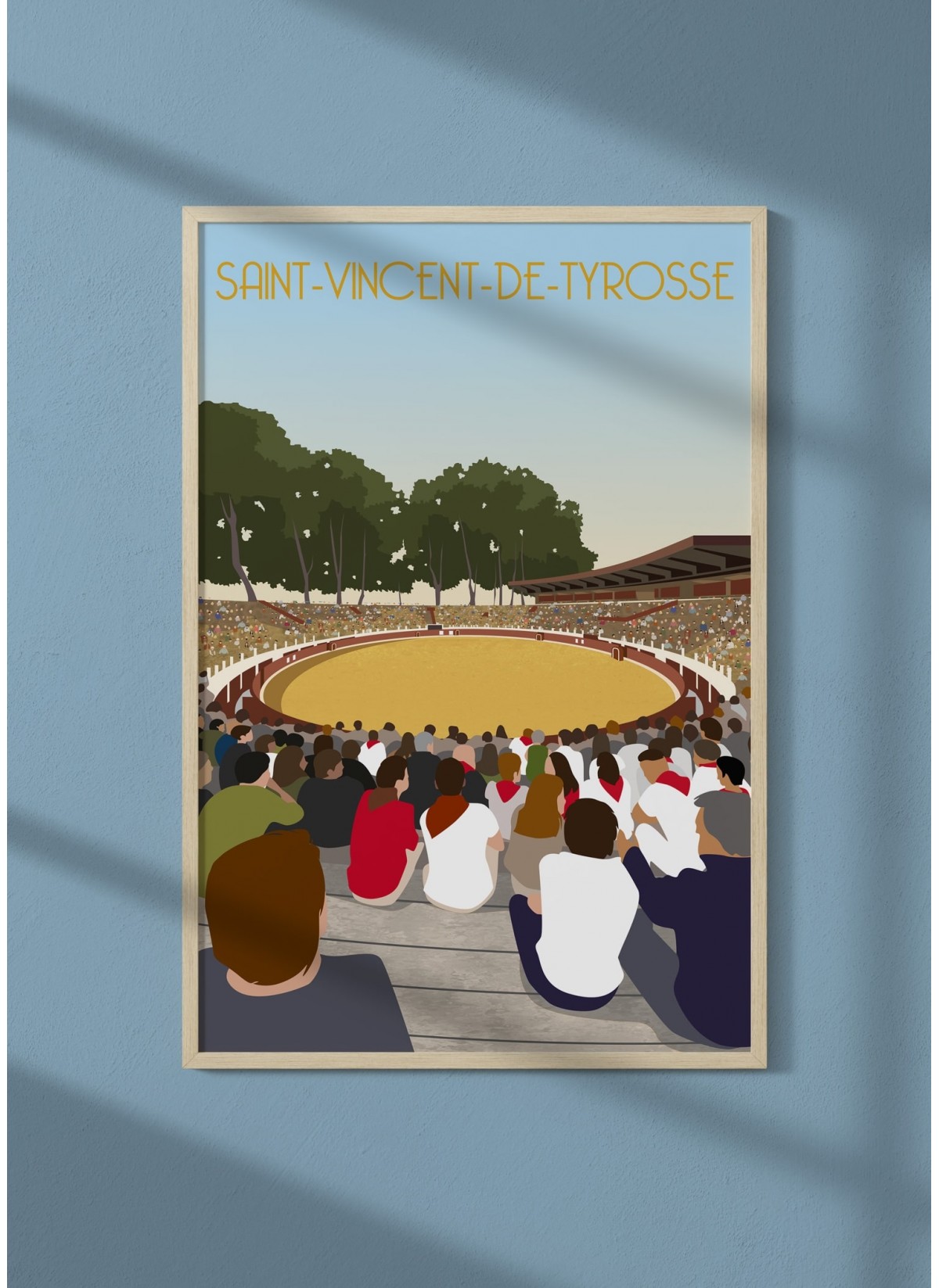 Affiche ville Saint-Vincent-de-Tyrosse