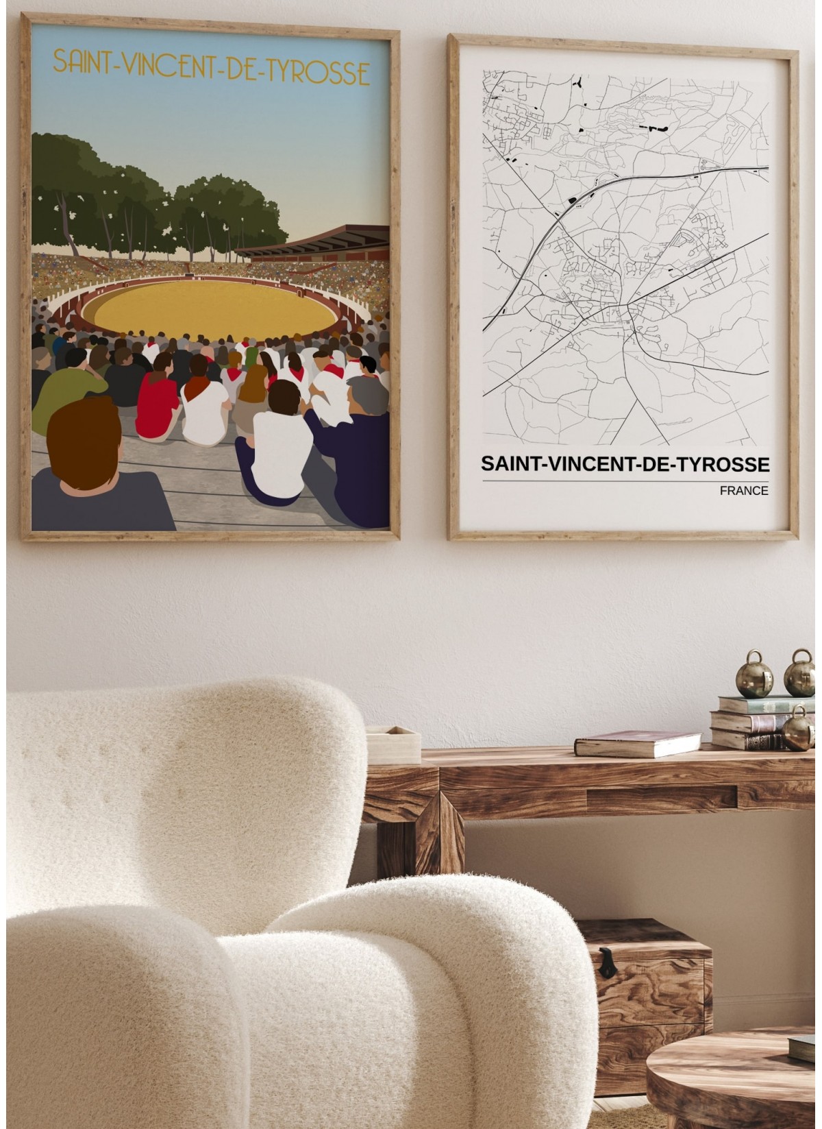 Affiche ville Saint-Vincent-de-Tyrosse