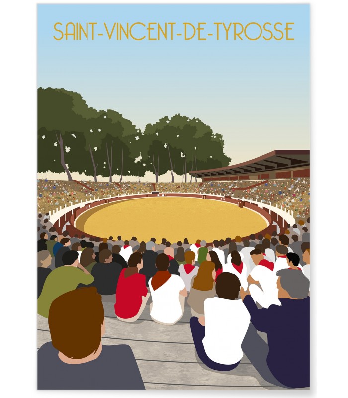 Affiche ville Saint-Vincent-de-Tyrosse