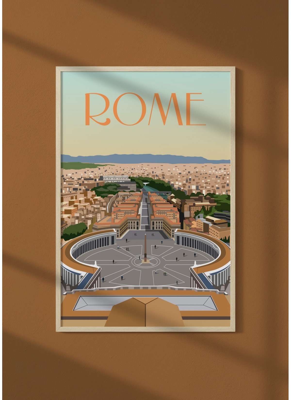 Affiche ville Rome 2