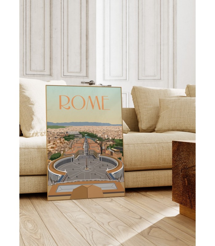 Affiche ville Rome 2