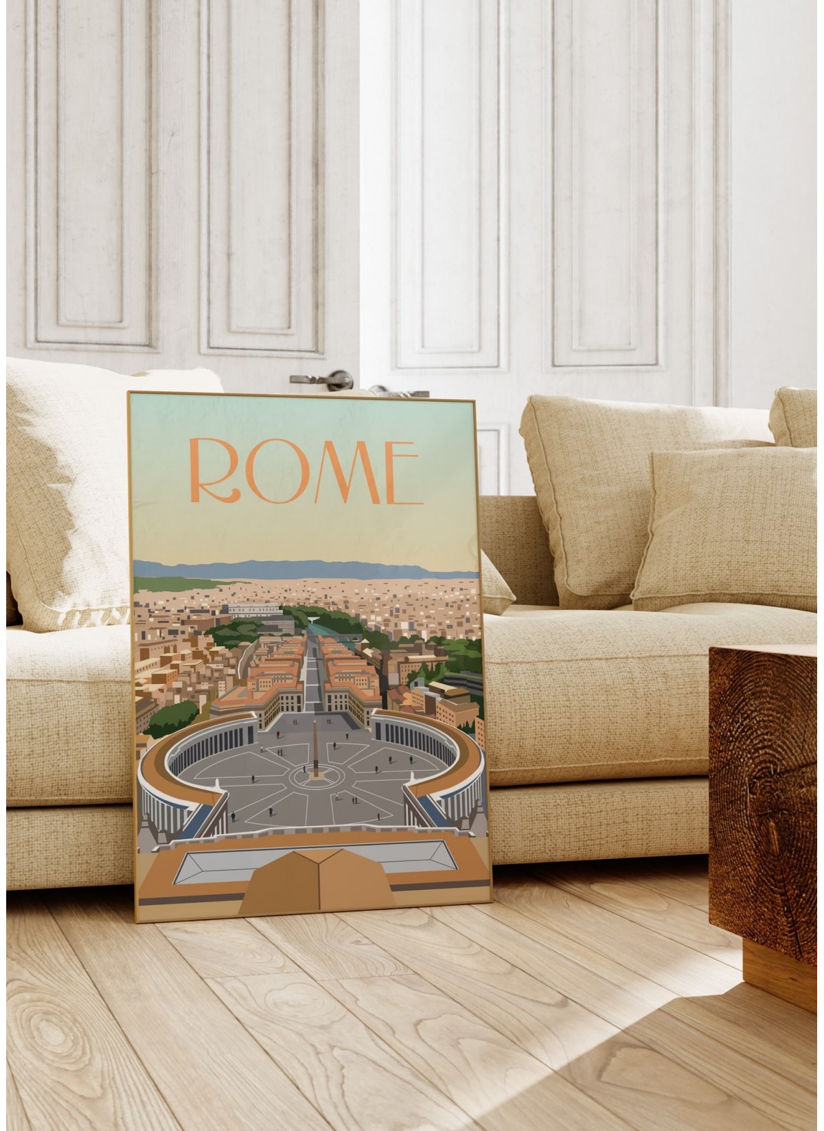 Affiche ville Rome 2