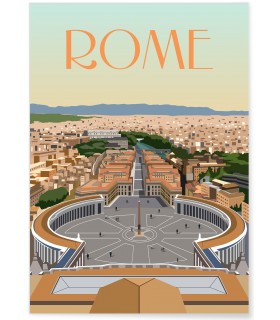 Affiche ville Rome 2