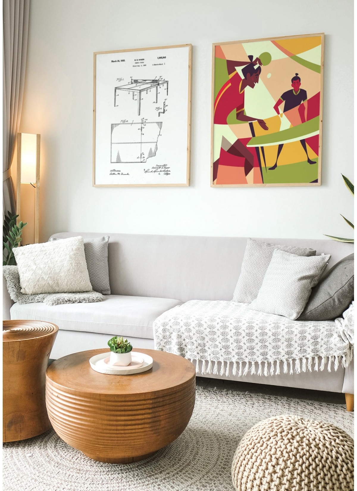 Affiche Tennis de table
