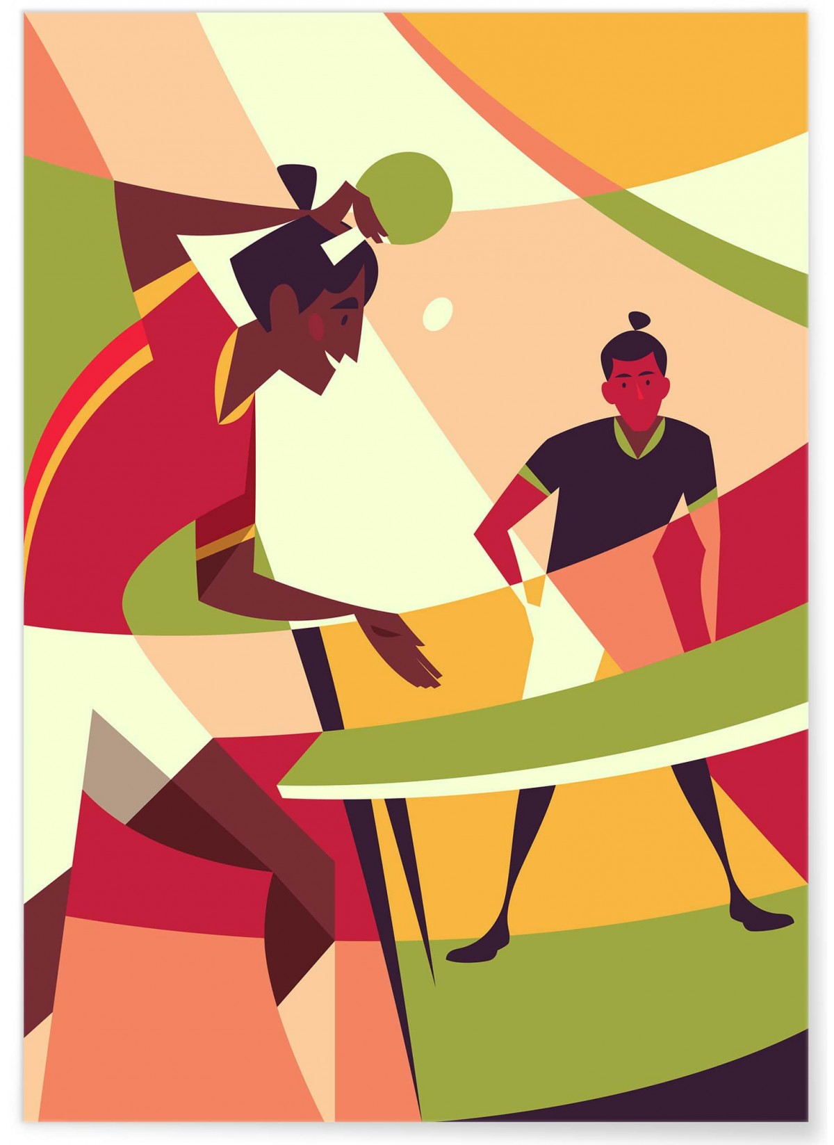 Affiche Tennis de table