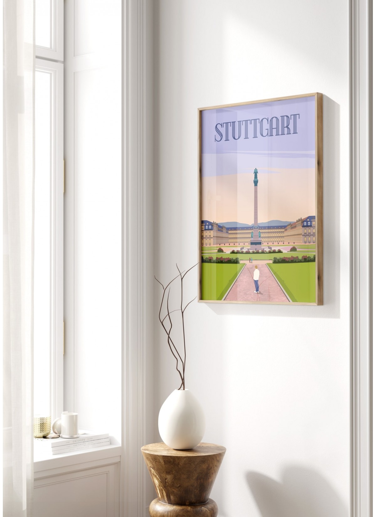 Affiche ville Stuttgart