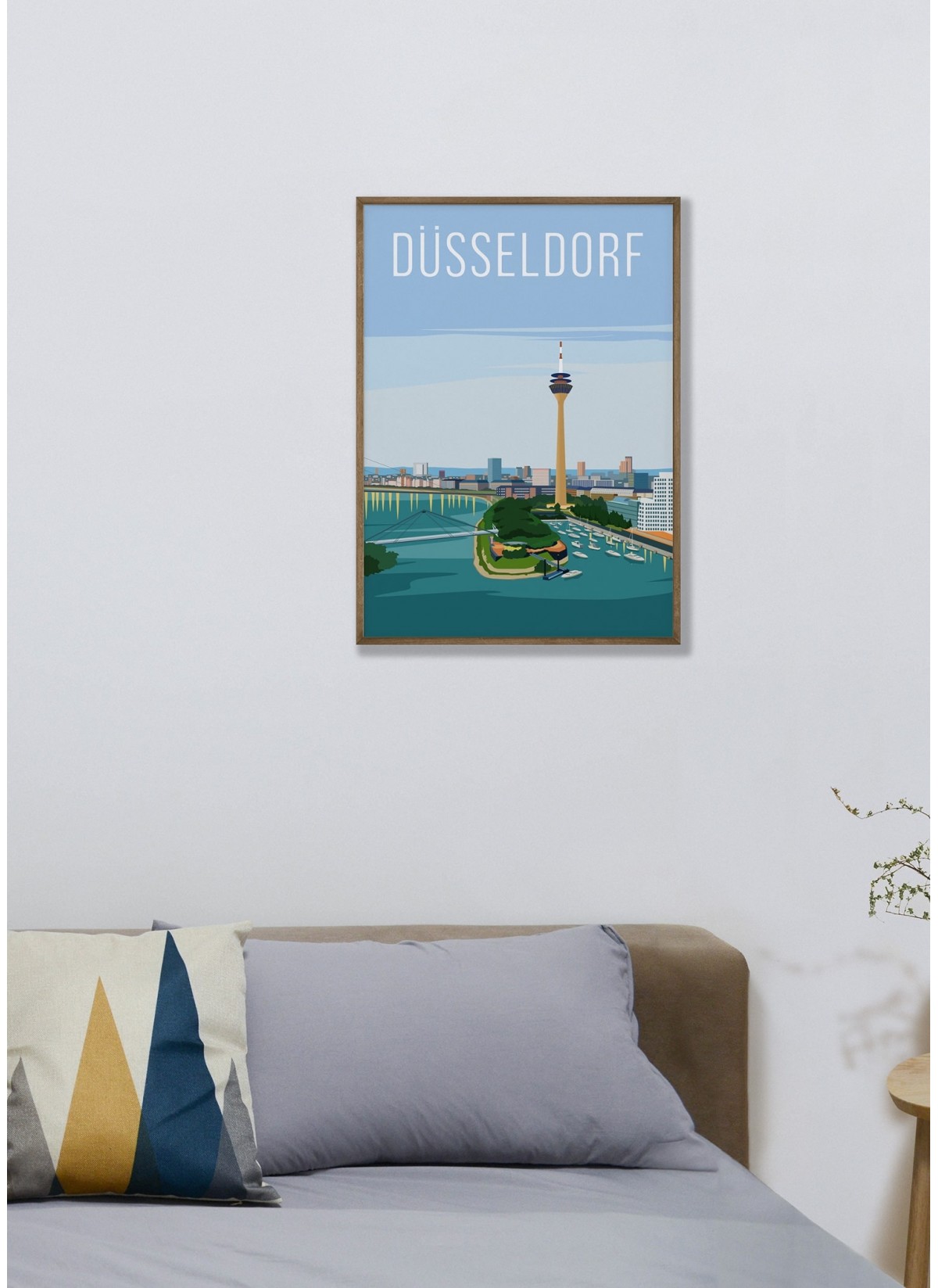Affiche ville Düsseldorf