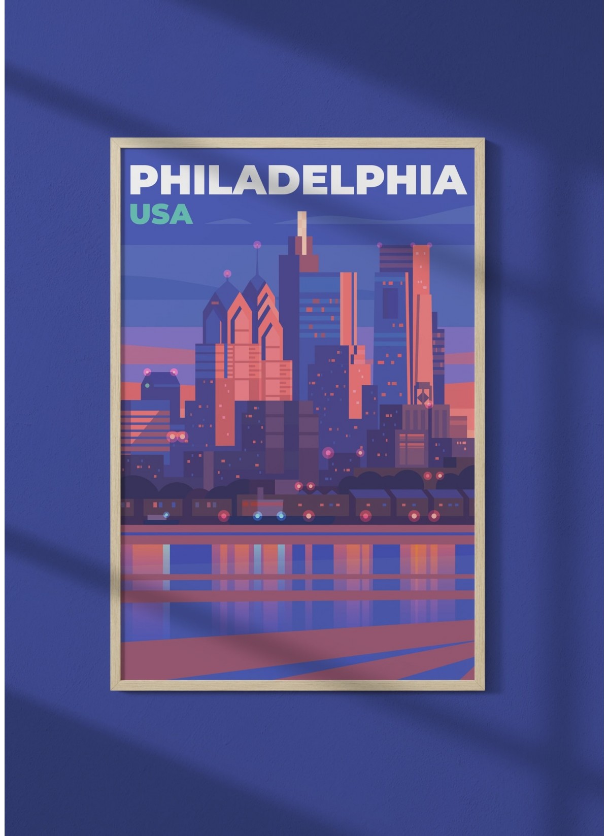 Affiche ville Philadelphie