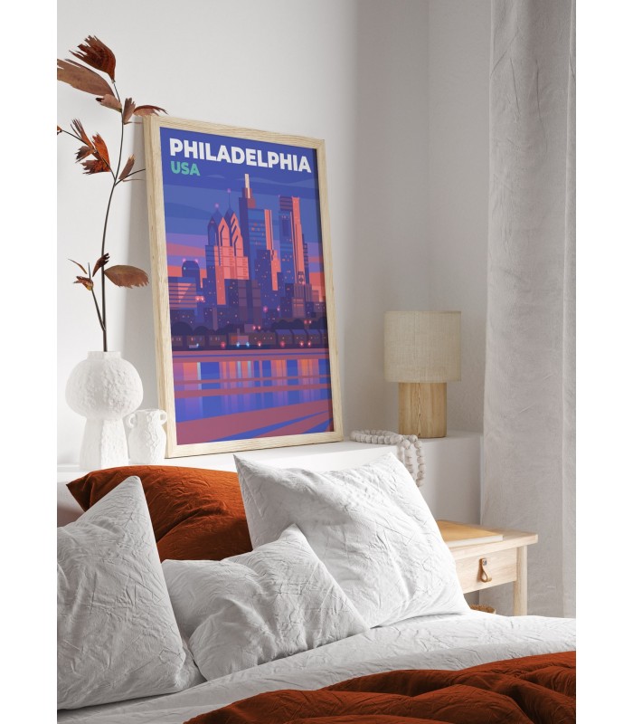 Affiche ville Philadelphie