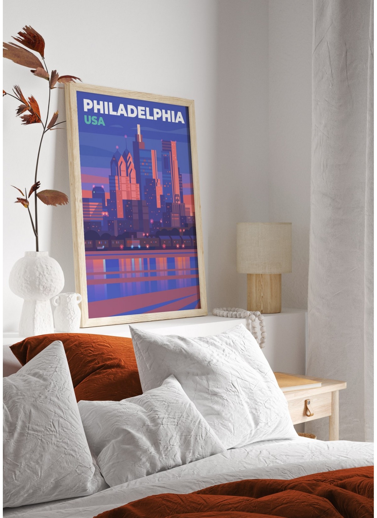Affiche ville Philadelphie