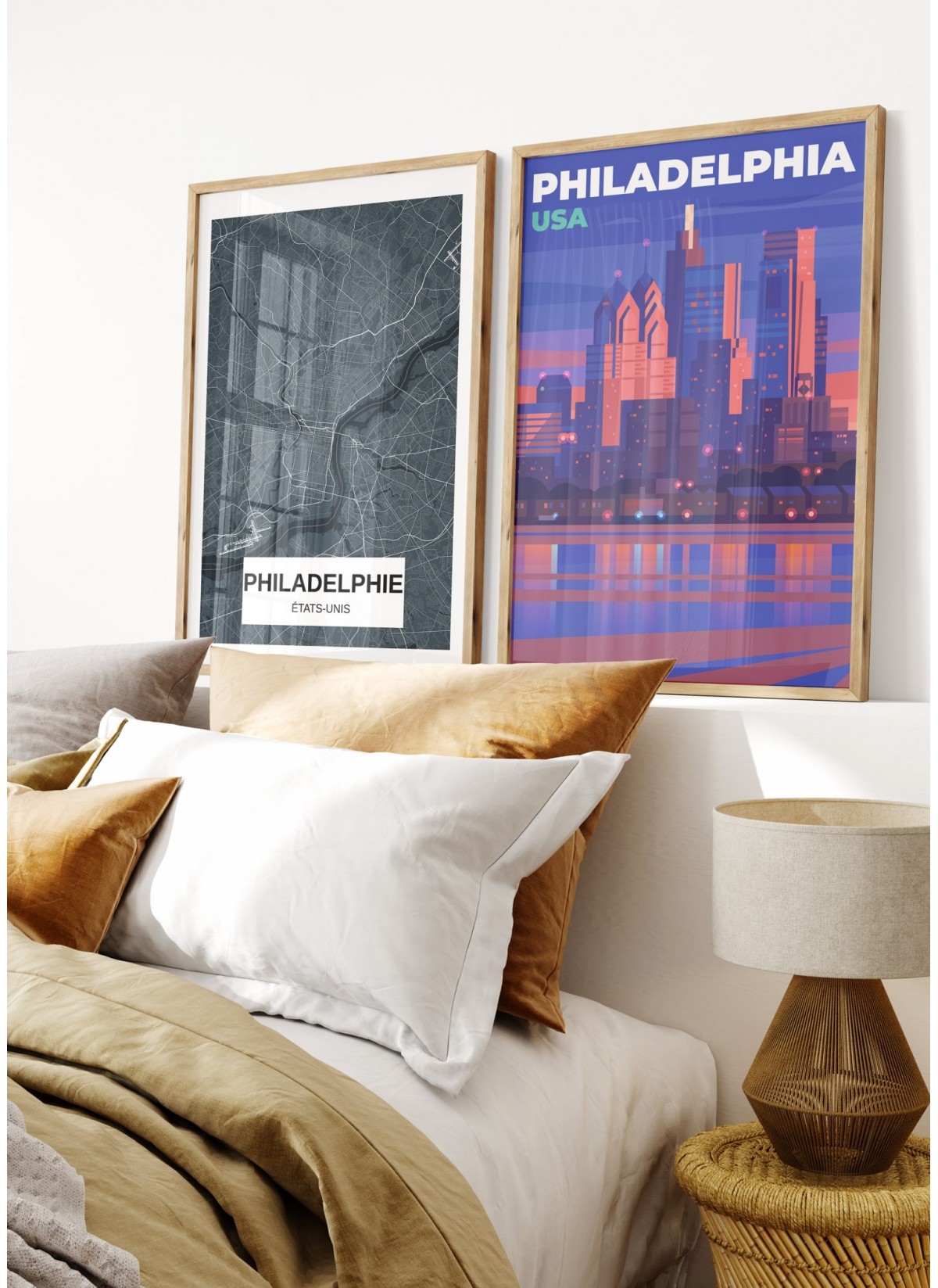Affiche ville Philadelphie