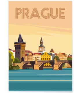 Affiche ville Prague 2