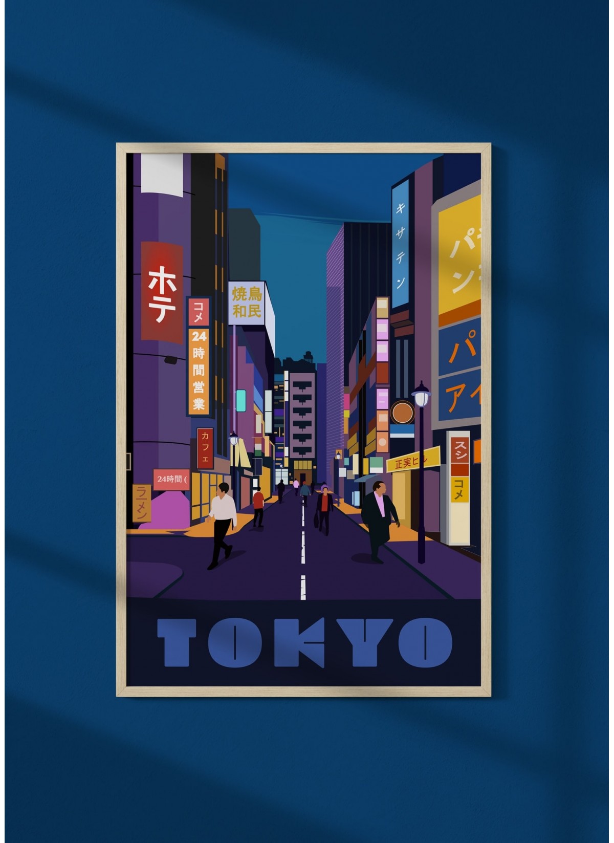 Affiche ville Tokyo