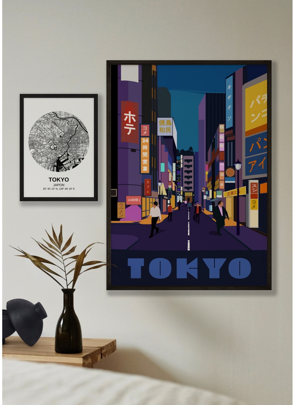 Affiche ville Tokyo