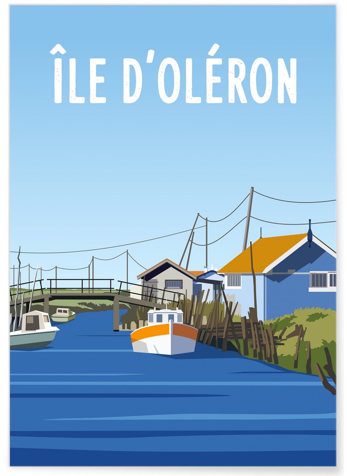 Affiche Île d'Oléron 2
