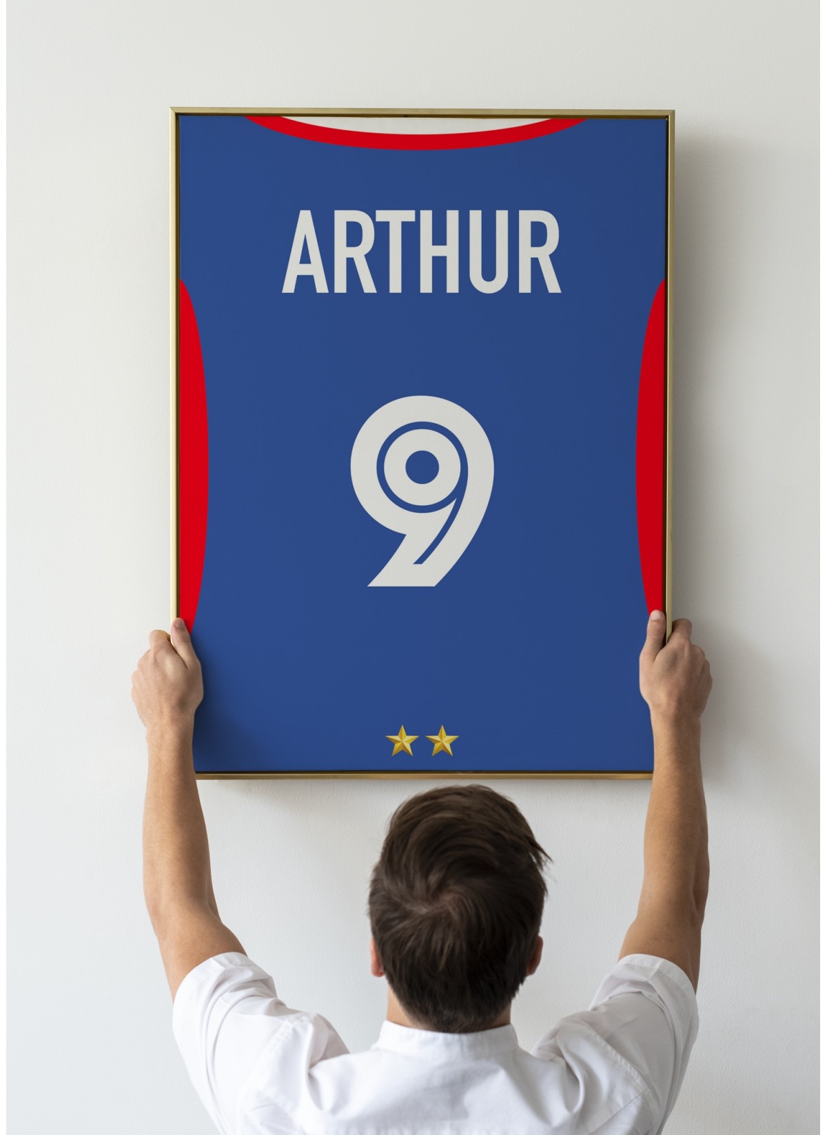 Affiche maillot de foot à personnaliser | L’AFFICHERIE
