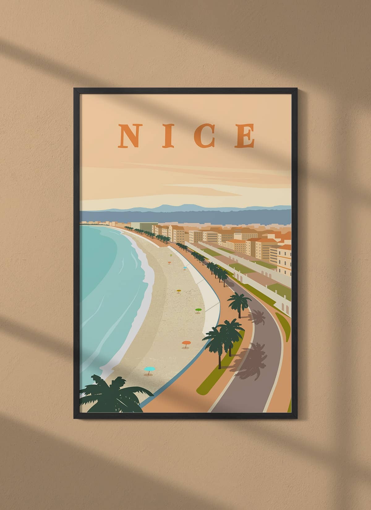 Affiche ville Nice 2