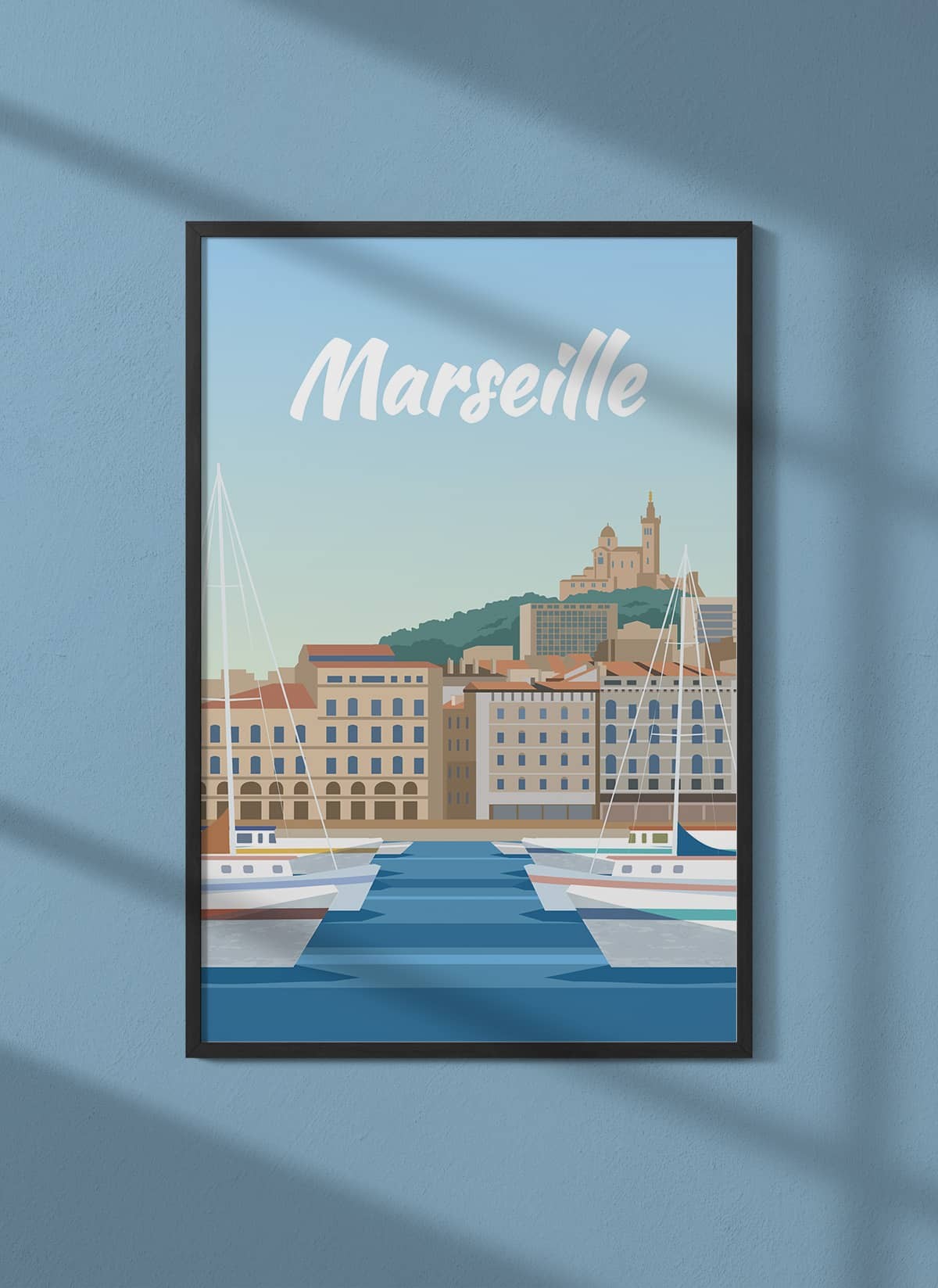 Affiche ville Marseille 2