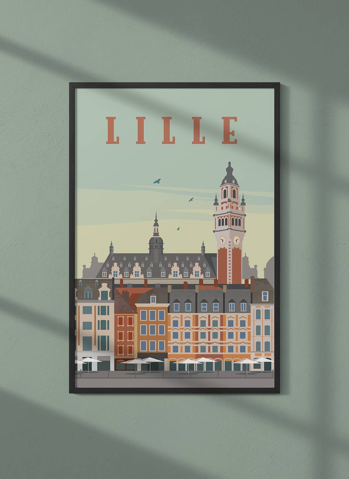 Affiche ville Lille 2