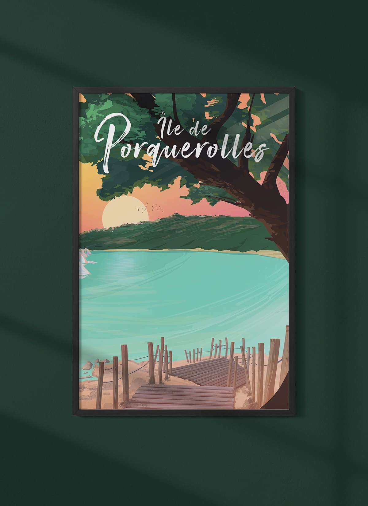 Affiche Île de Porquerolles