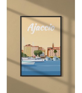 Affiche ville Ajaccio 2