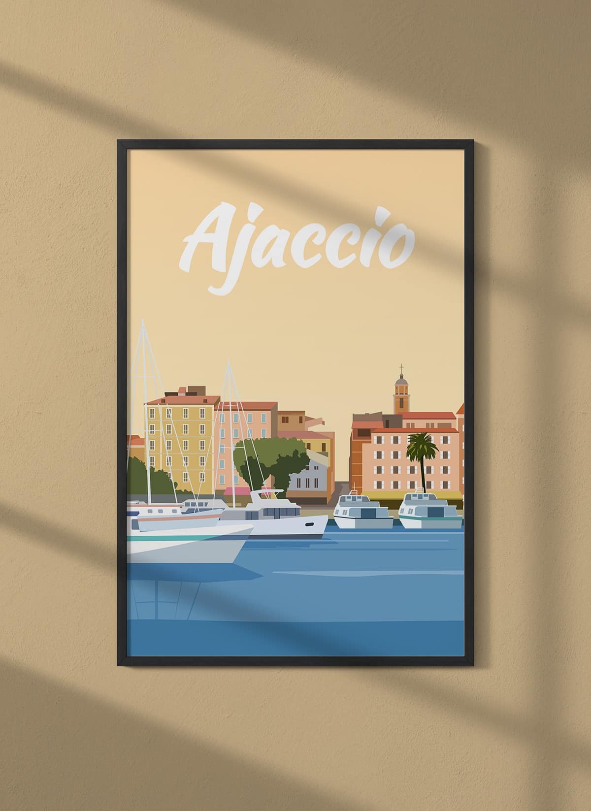 Affiche ville Ajaccio 2