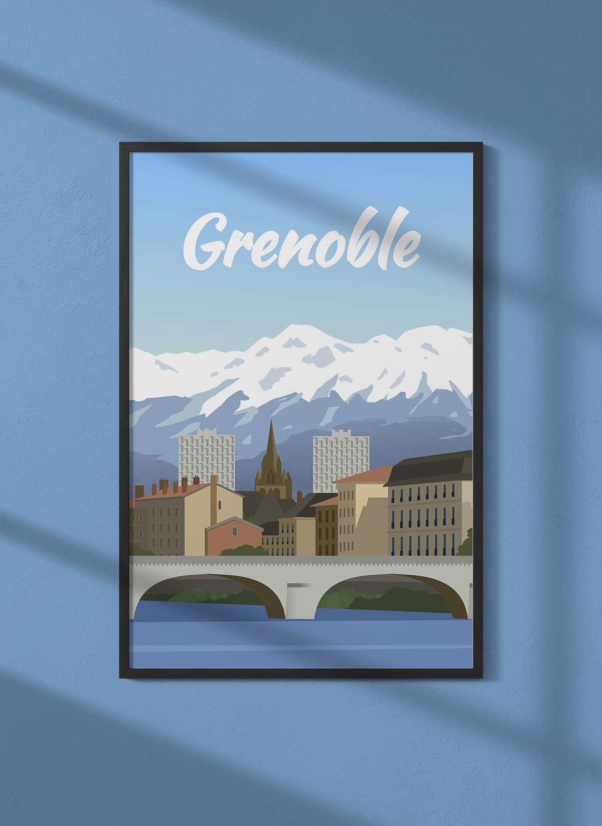 Affiche ville Grenoble