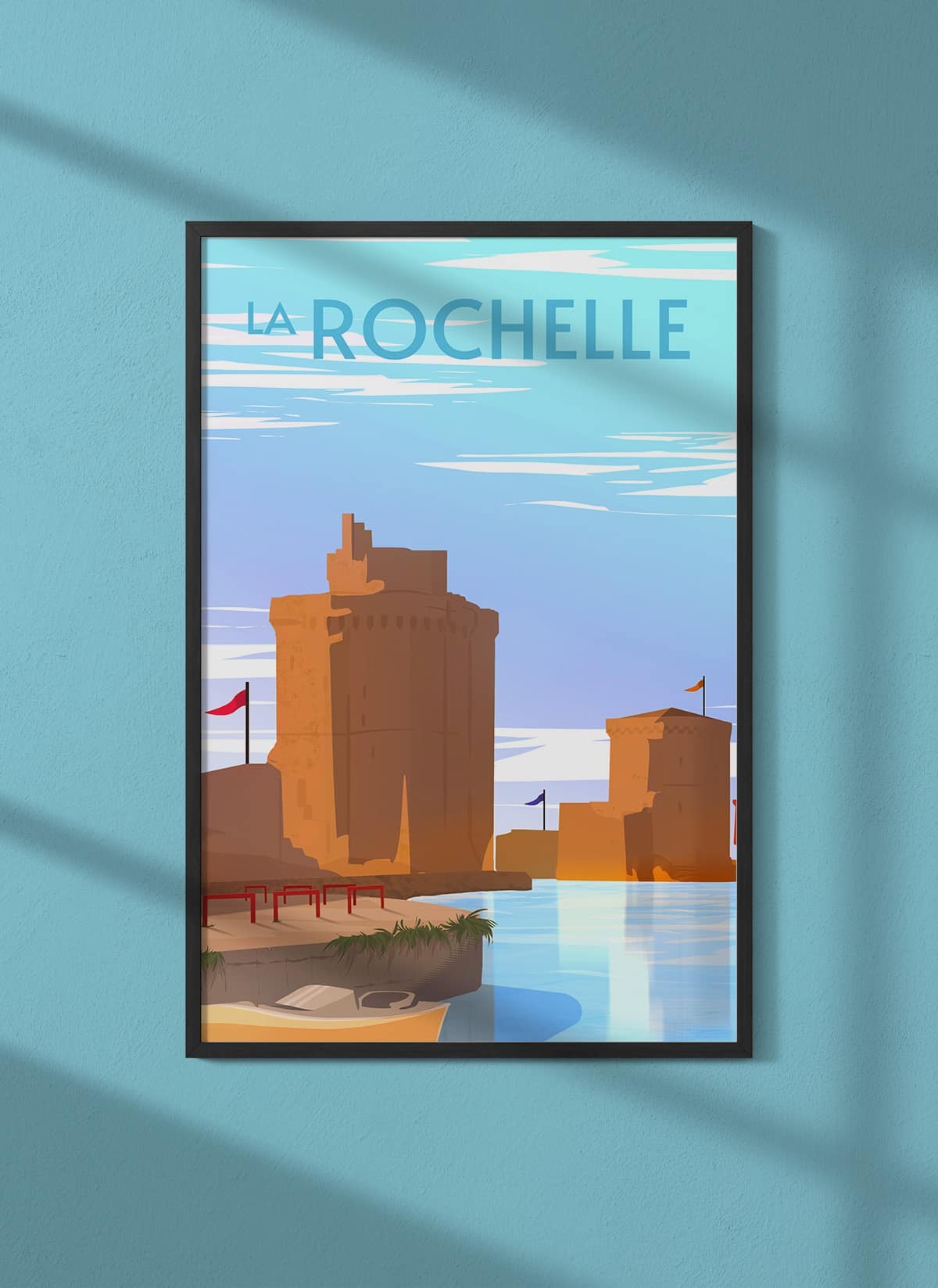 Affiche ville La Rochelle