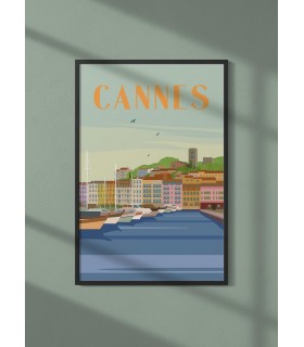 Affiche ville Cannes