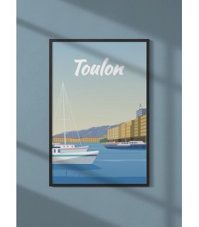 Affiche ville Toulon
