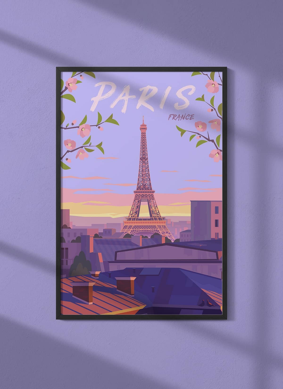 Affiche ville Paris 4