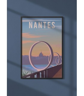 Affiche ville Nantes