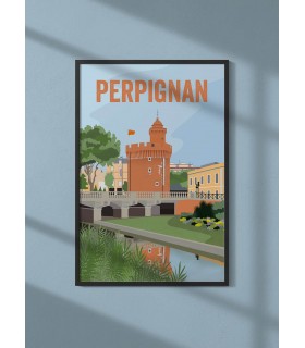 Affiche ville Perpignan