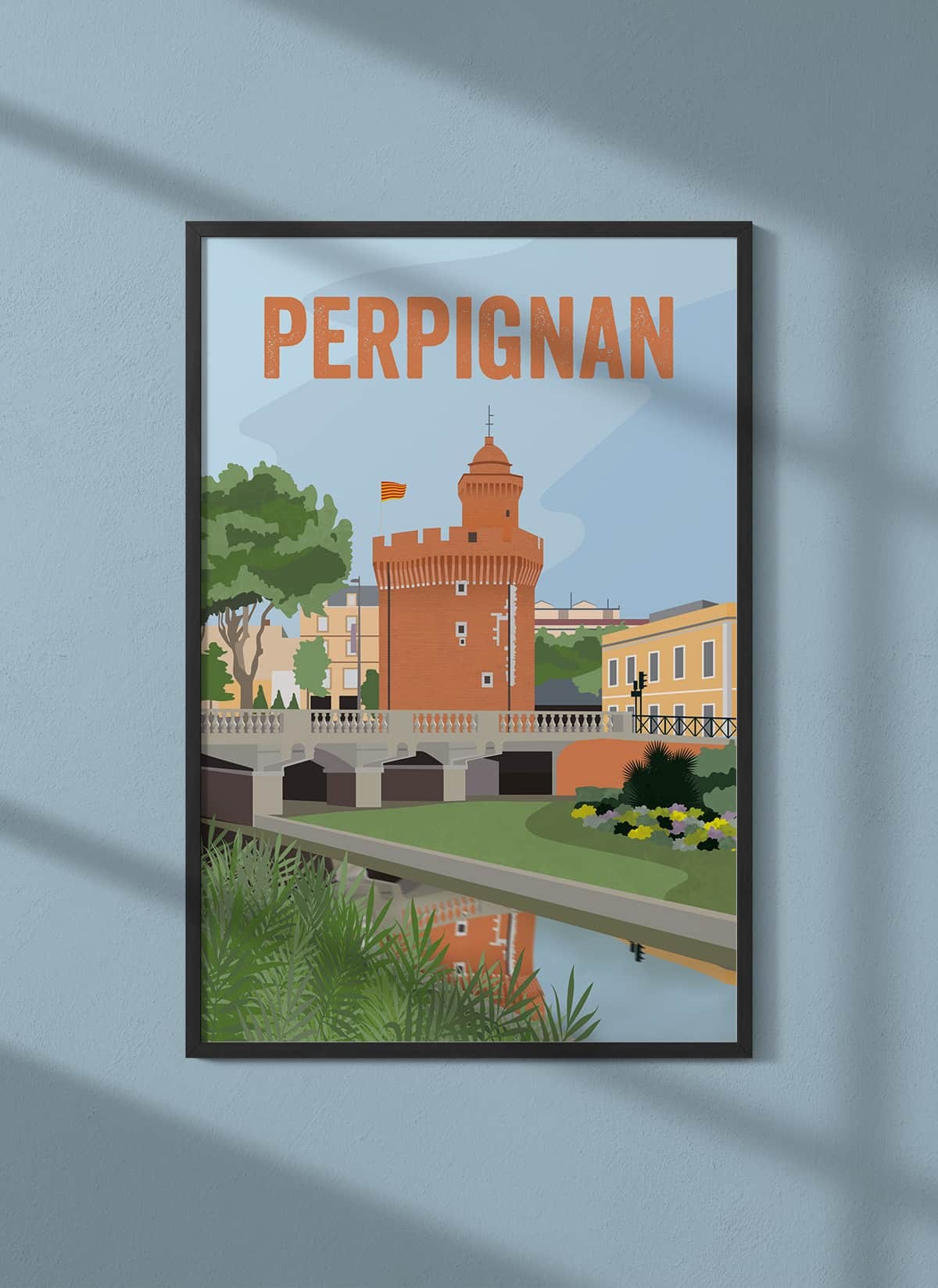 Affiche ville Perpignan