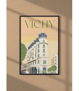 Affiche ville Vichy