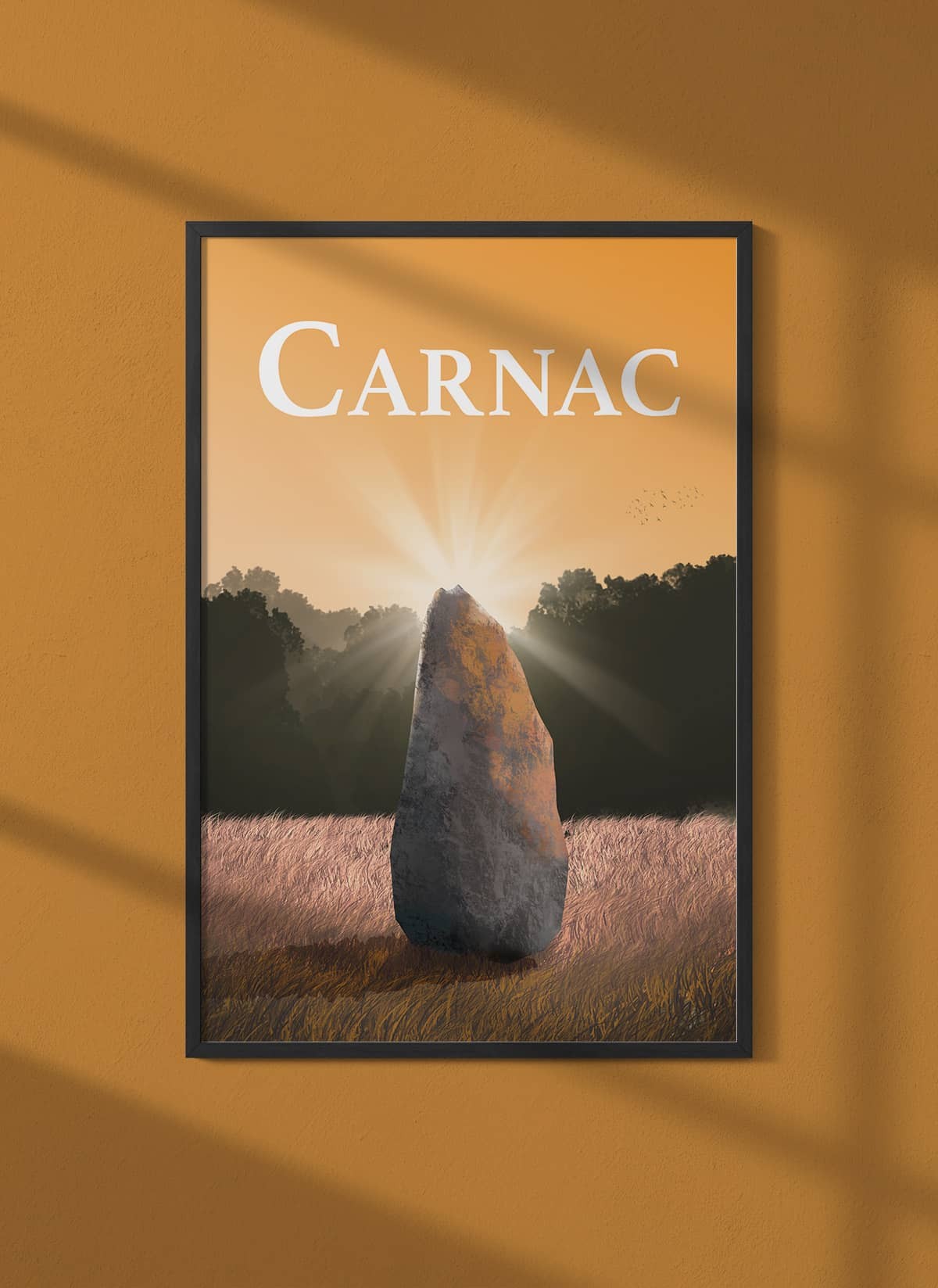 Affiche ville Carnac