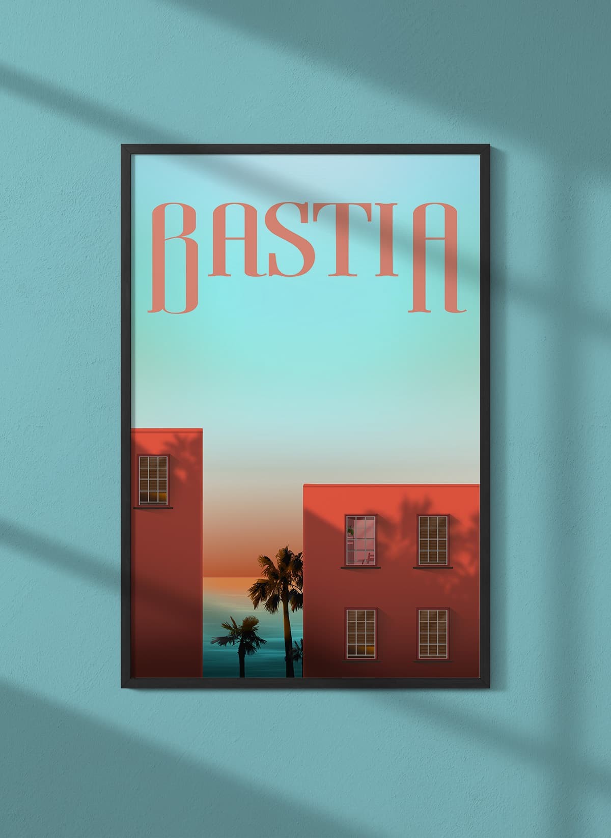 Affiche ville Bastia