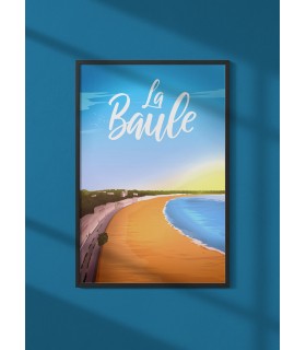 Affiche ville La Baule