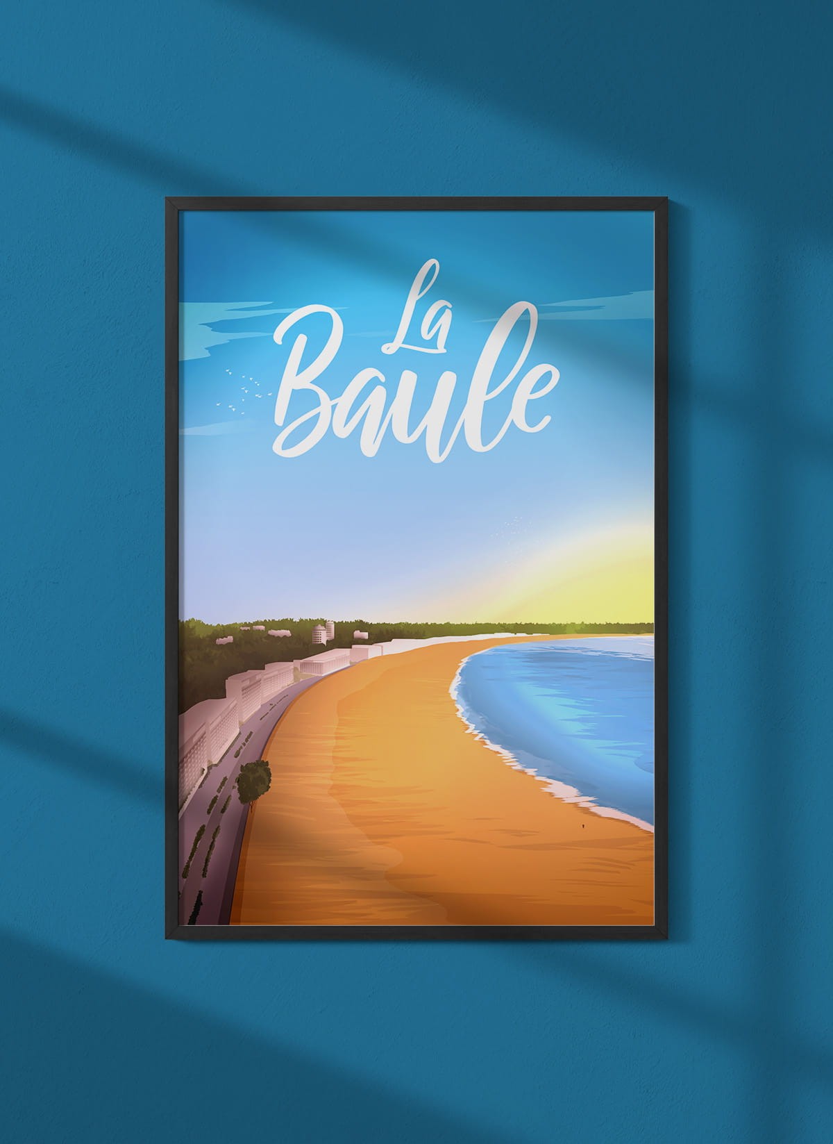 Affiche ville La Baule