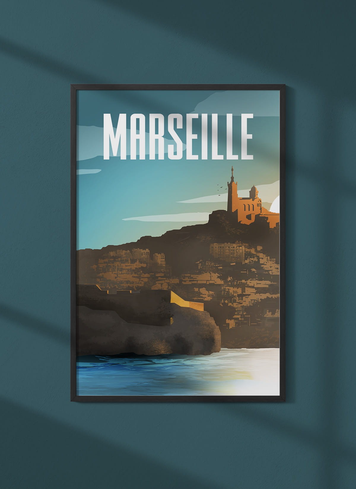 Affiche ville Marseille