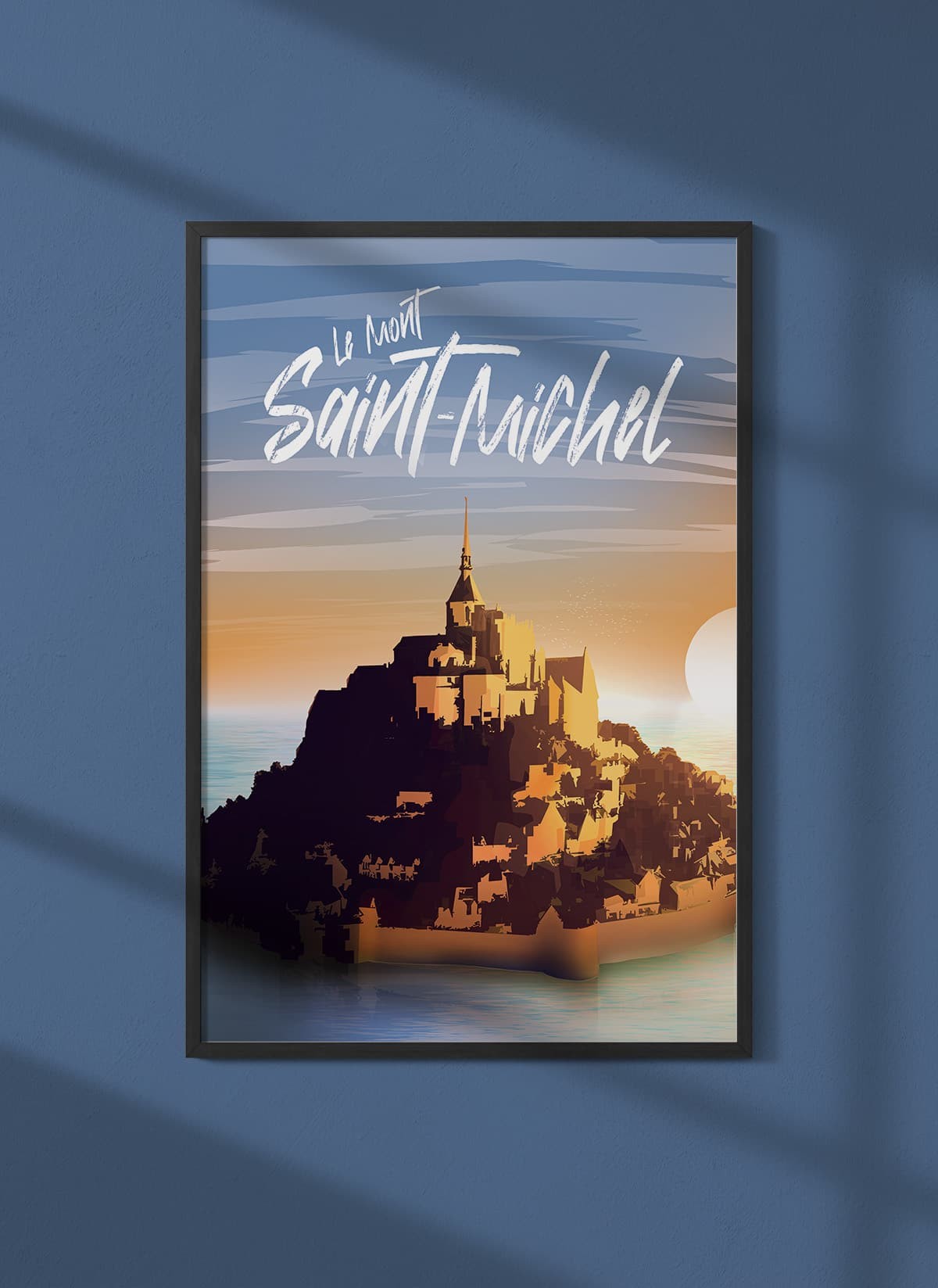 Affiche ville Mont-Saint-Michel