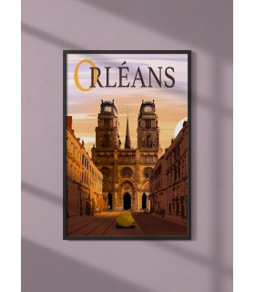 Affiche ville Orléans