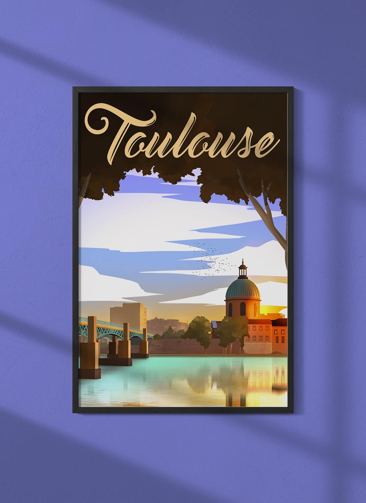 Affiche ville Toulouse