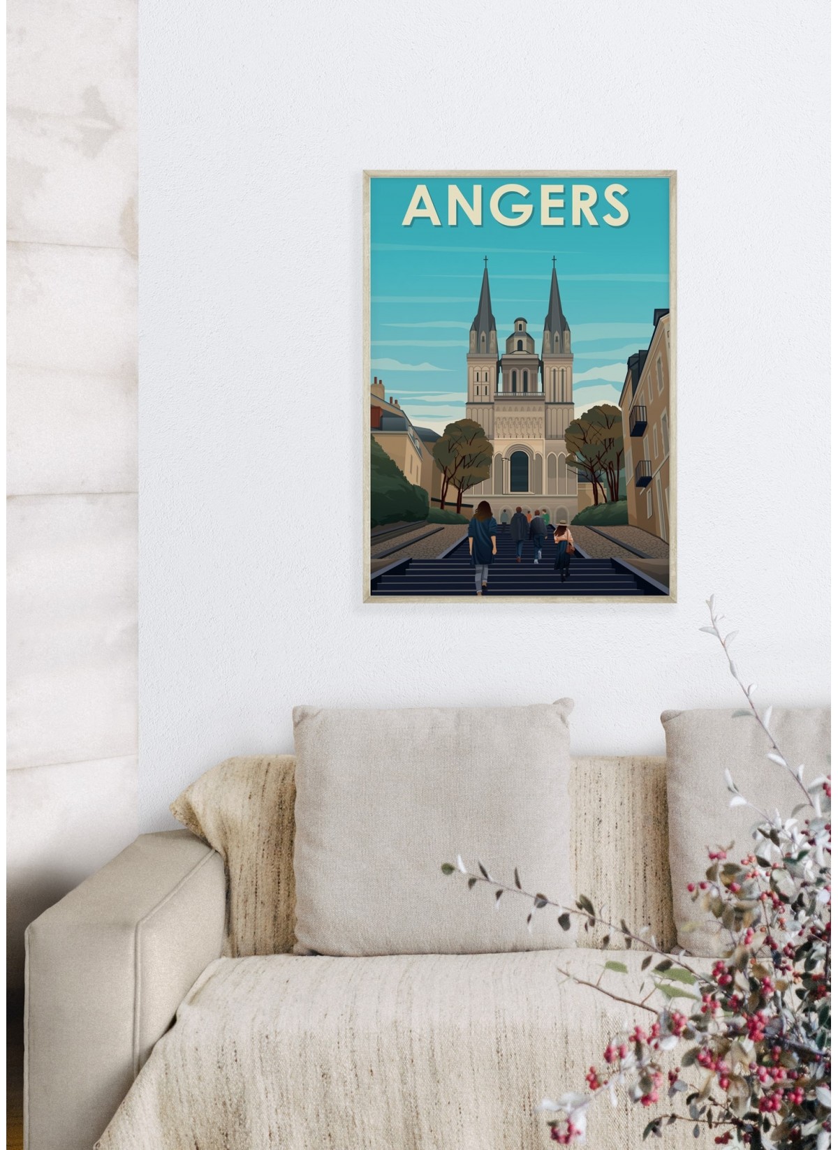 Affiche ville Angers 3